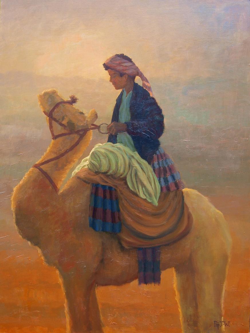 Pip Todd Warmoth Into the Desert oil on board 100 x 75 cm Copy