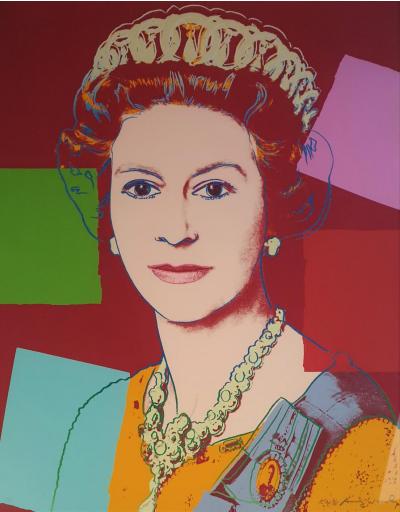 warhol reigning queens elizabeth 1