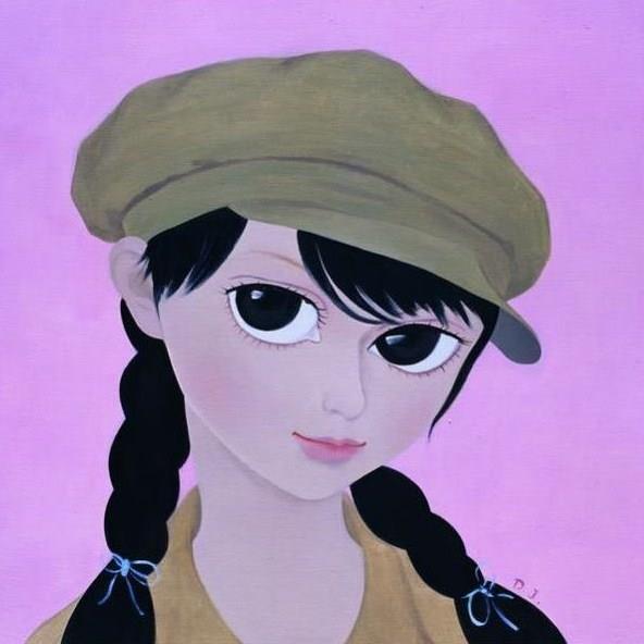 Duan Jun-Beijing Barbie 18, Oil on canvas 100 x 100 cm
