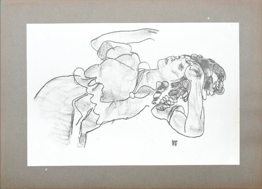 Egon Schiele original art for sale London UK