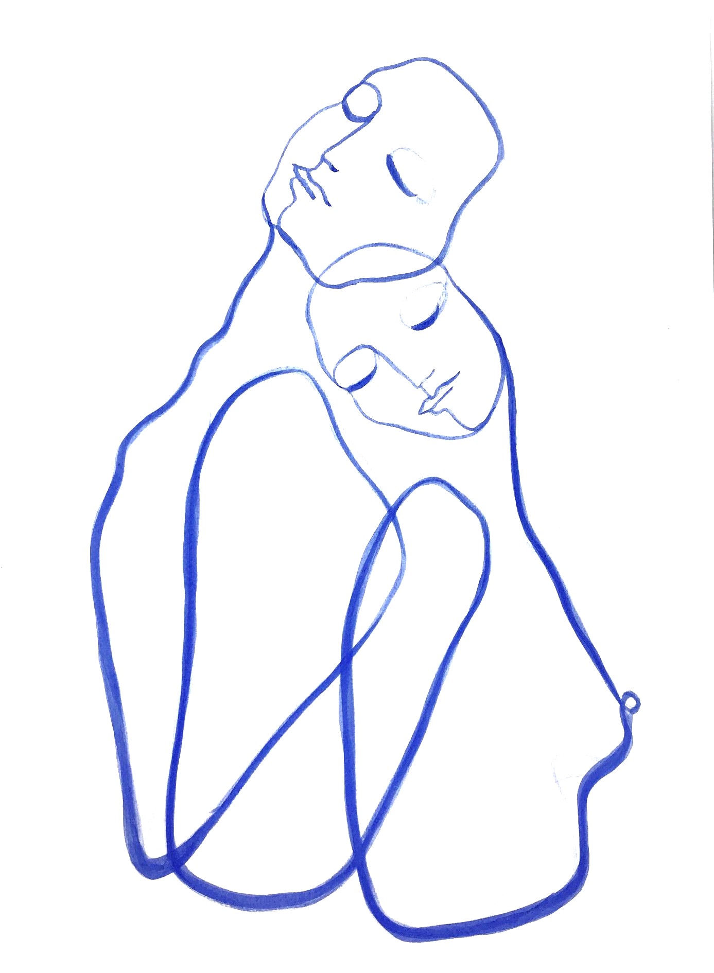 Pascale Guillou  Esquisses a la Matisse II, 2024