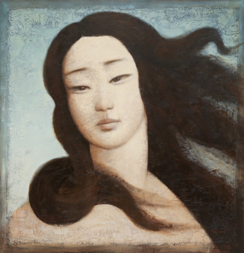 After Botticelli, Venus - paintings for sale by Yin Xin