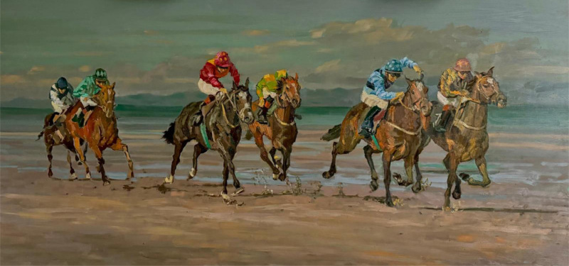 Pip Todd-Warmoth paintings - The Race