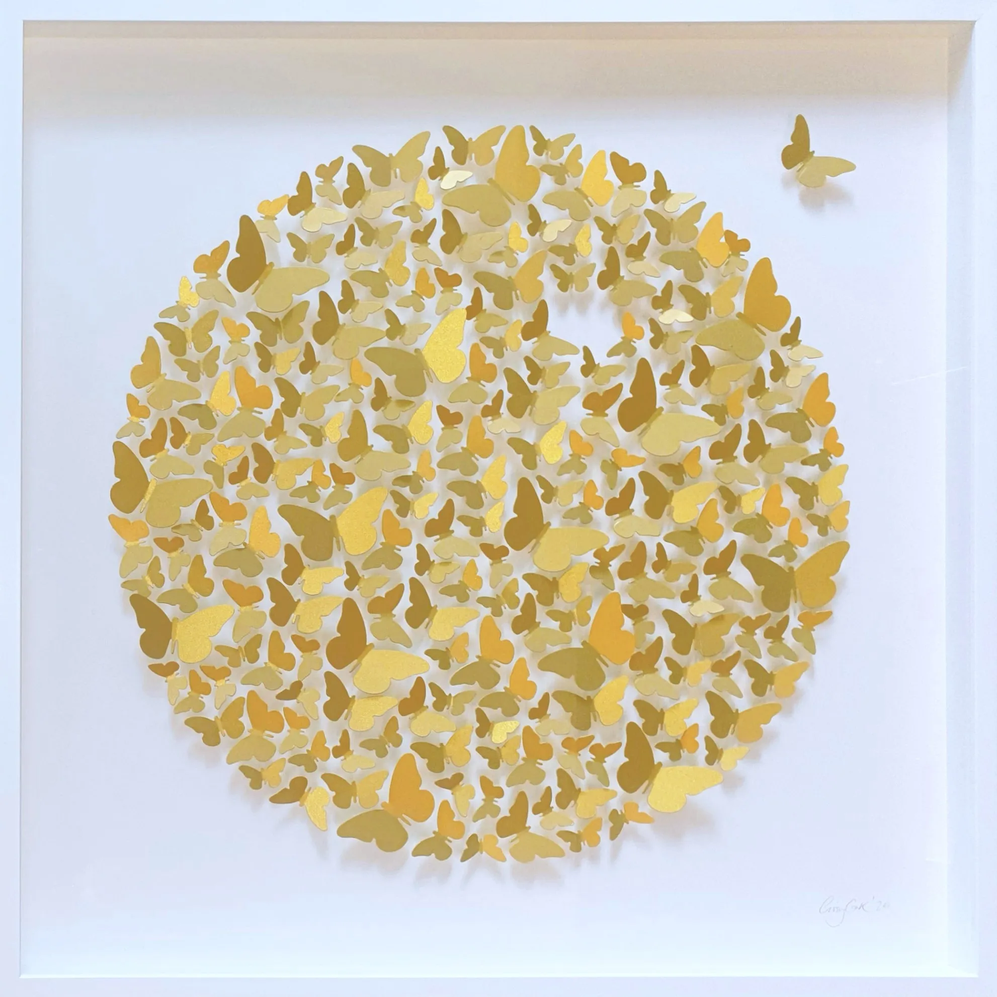 Gold Butterflies (small), 2026